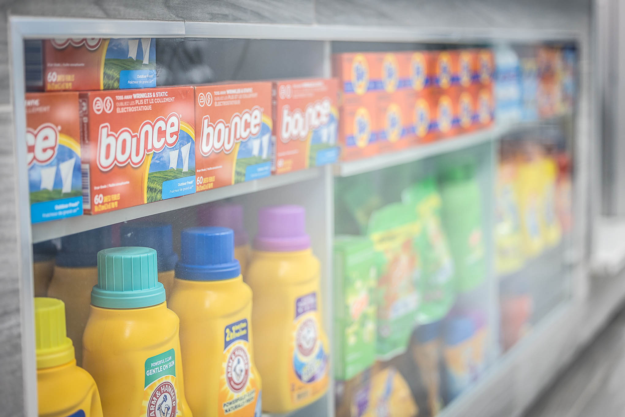 Suds City Laundromat facility with washing machines in Port Jefferson Station