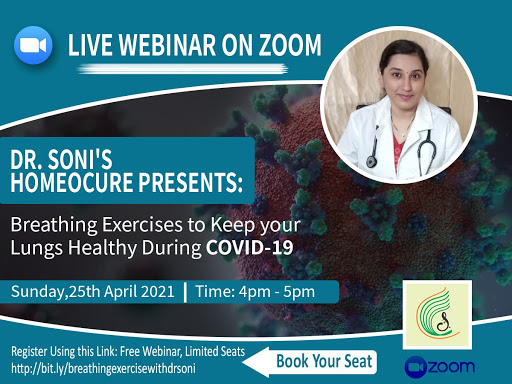 Since it is known that COVID strikes the lungs, Dr. Soni Sanjay of Homeocure is conducting a free… post image