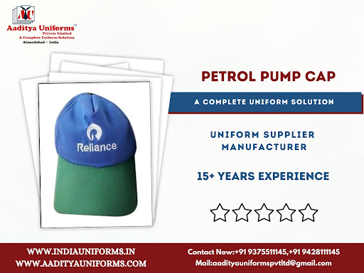 Petrol Pump Cap Available At Aaditya Uniforms post image