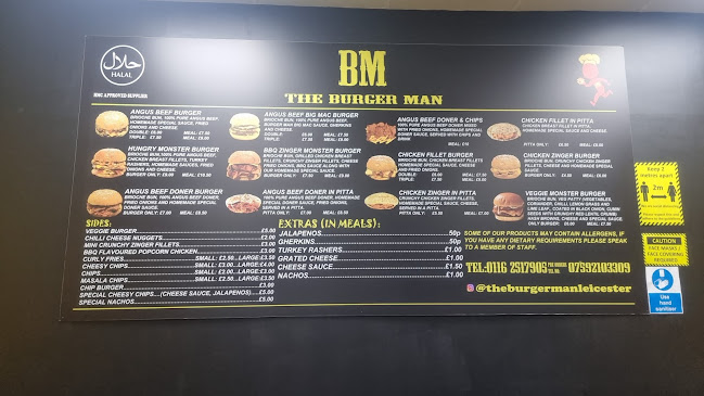 Reviews of THE BURGER MAN in Leicester - Restaurant