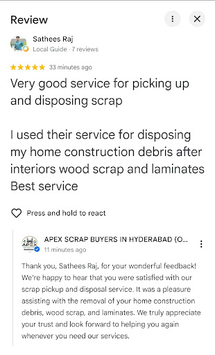 Recent Scrap Collection Completed – Ameenpur, Hyderabad ♻️