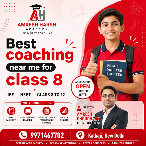 Visit Amresh Harsh Academy - JEE & NEET Coaching, DELHI post image
