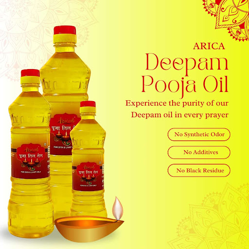 Arica Lamp oil /Diya Oil manufacturer & Exporter from India, Delhi post image