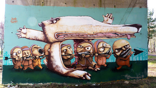 Piliers pour graffeurs
