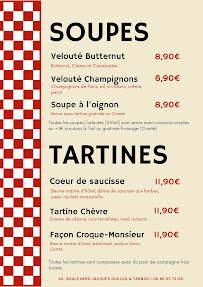 Menu Restaurant Chez Dalida Page 1