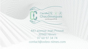 Photo n°1 de Camille Chaudesaigues à Nîmes (Ostéopathe)