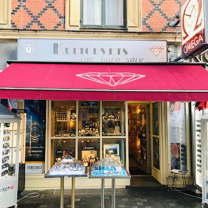 Kultorvets ure guld sølv