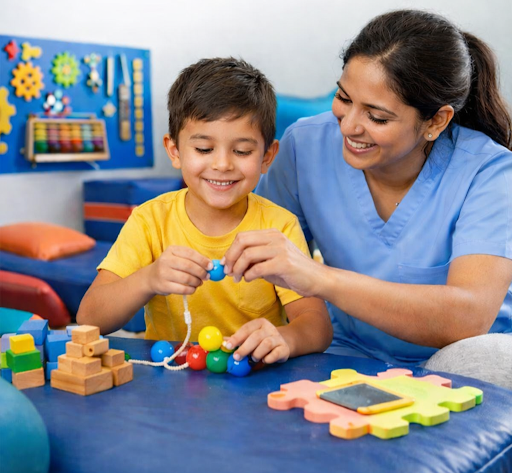 Occupational therapy helps children improve daily life skills like writing, playing, eating, and… post image