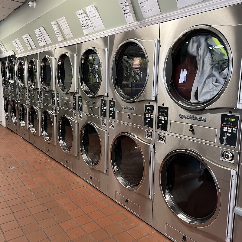 Vernor Laundry &amp; Dry Clean facility with washing machines in Detroit