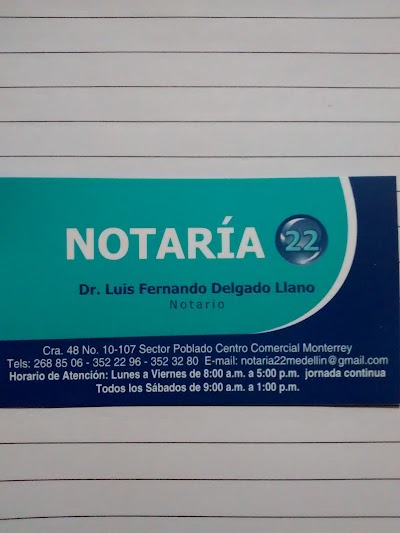 Photos of Notaria 22