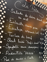 Menu Le Poète Page 1