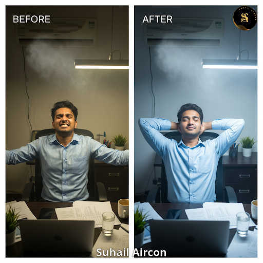 Experience the magic of a cool summer with Suhail Aircon's unbeatable AC repair and service in De… post image
