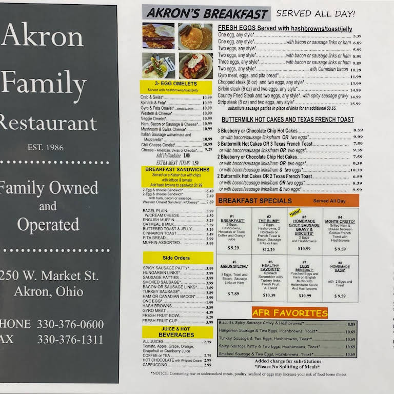 Order THE BREAKFAST BOX - Akron, OH Menu Delivery [Menu & Prices