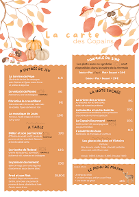 Menu Chez les Copains Page 4