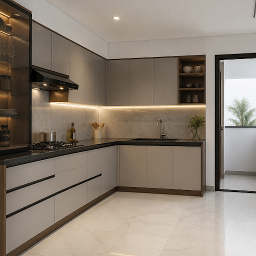 Dreaming of a modern, clutter-free kitchen that makes cooking a pleasure? Shree balaji constructi… post image