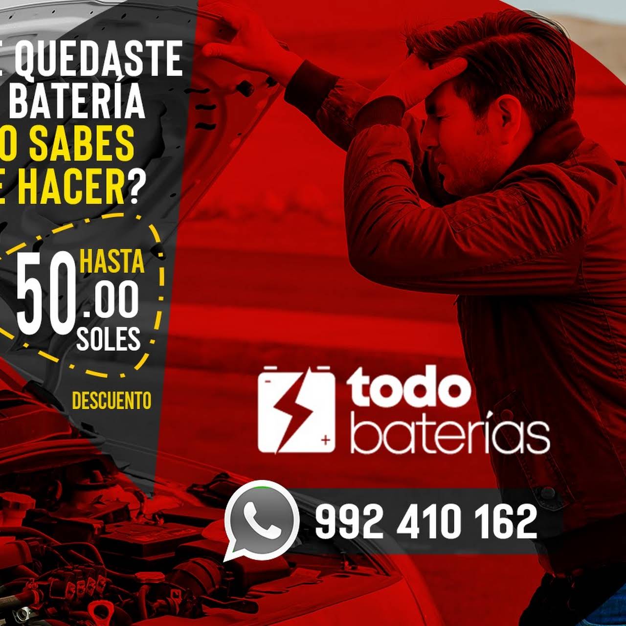 Asado Brisa Torpe Mejor Baterías Delivery - Tienda De Baterías Para Automóvil en La Victoria