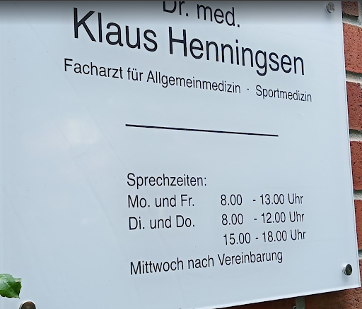 Herr Dr. med. Klaus Henningsen - Thumbnail