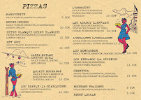 Menu Pizzeria La Vaca Arrouget Page 1