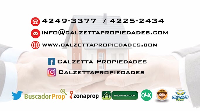 CALZETTA PROPIEDADES, Author: CALZETTA PROPIEDADES