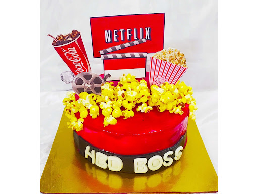 Netflix theme cake post image