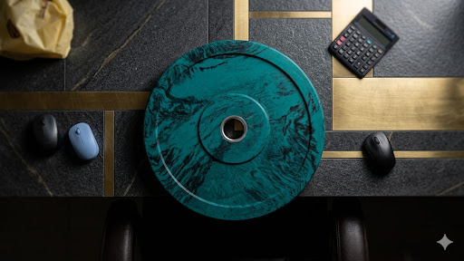 Fitbull Marble Finish Bumper Plates, Marble Finish Bumper Plates, Olympic Bumper Plates, Rubber W… post image
