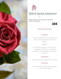 Menu Hôtel Saint Sauveur Page 2