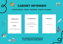 Cabinet Infirmier - HUGON Anaïs - RAVILY Bastien - SEBERT Thomas - FLEURY SUR ORNE / IFS / CORMELLES LE ROYAL à Fleury-sur-Orne