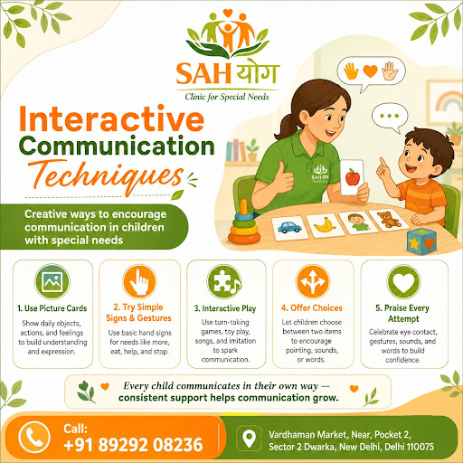 At SAHYog Clinic, we believe every child communicates in their own way. That’s why we use creativ… post image