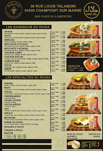 Menu Pacha Grill Page 1