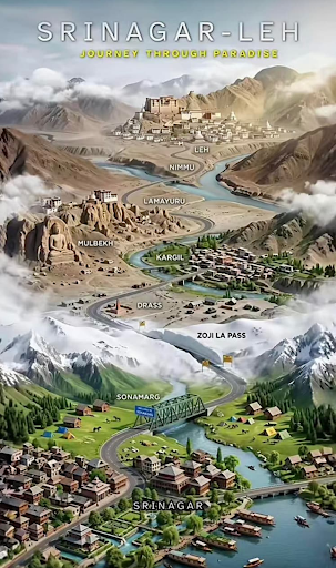 Leh - ladakh tour package Ex srinagar...For booking contact AashirwadToursandTravels -7827650270 post image