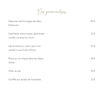 Menu Restaurant Le Roc (Yoann Conte) Page 2