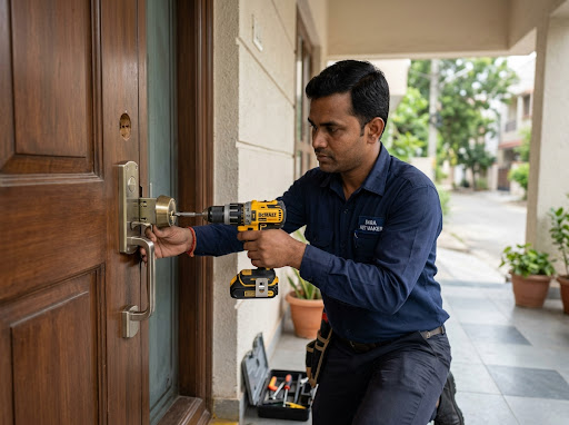 Protect your family and valuables with professional security door lock installation from Baba Key… post image