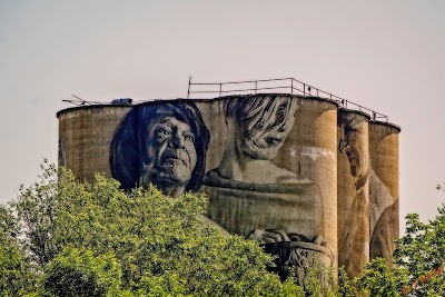 Guido van Helten Silo Mural