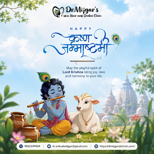 Krishna Janmashtami Wishes from Dr. Mijgar’s Clinic, Virar West post image