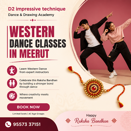 Celebrate Raksha Bandhan with rhythm and joy at D2 impressive technique Dance & Drawing Academy i…