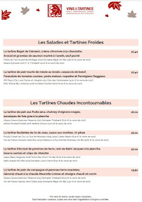 Menu Vins et Tartines Page 3