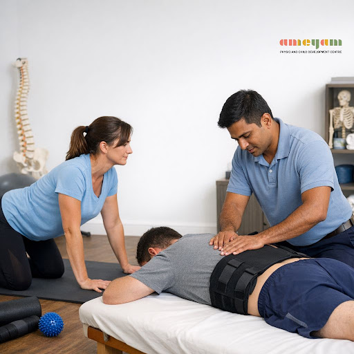 Struggling with constant back pain from long hours at work or daily chores? At Ameyam Physio And…