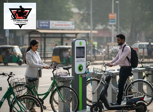 Daily commuting in Coimbatore doesn’t have to mean EMIs, maintenance costs, and parking headaches…