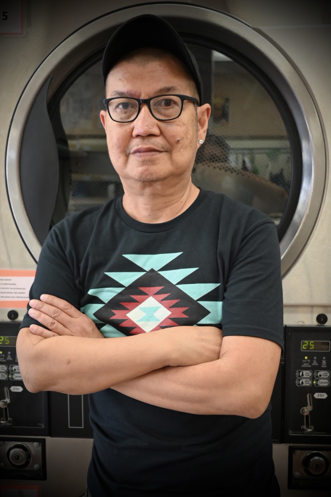 Mr. Machine Laundromat facility with washing machines in Flushing