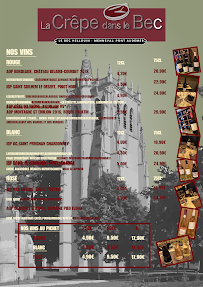 Menu La crêpe dans le bec Rouen Page 9