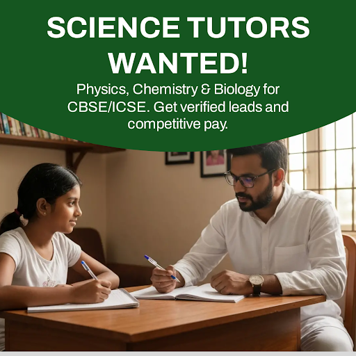 Science Tutors Wanted! 🔬🧪 We are hiring experienced tutors for Physics, Chemistry, and Biology…