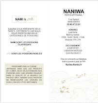 Menu NANIWA by EDO Page 3