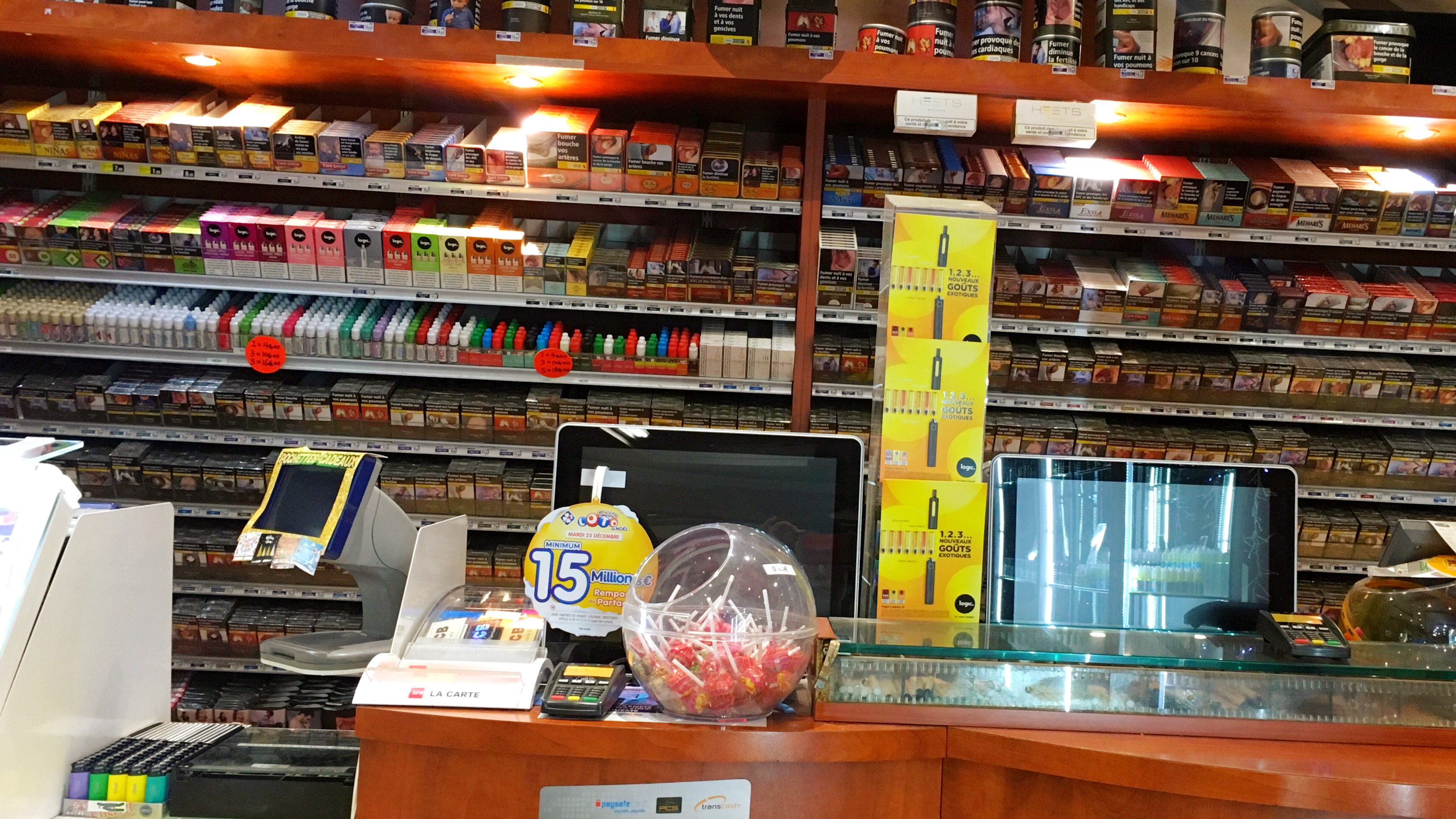 Tabac de la Gare vape E-Liquide CBD Shop wpuff Bar FDJ PMU Billard à  Colombes