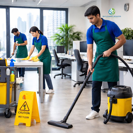 Keep your workplace spotless and professional with SB Cleaning services, your trusted local exper…