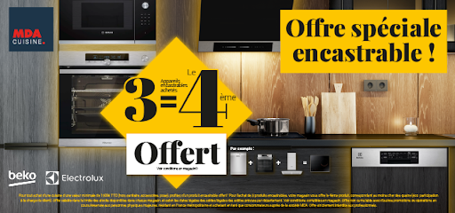 Soldes : cuisines sur mesure à prix réduit

C’est le moment de lancer votre projet cuisine avec les soldes MDA Cuisine. Profitez de conditions avantageuses sur nos cuisines sur mesure, 100 % fabriquées en France.

Design, qualité et budget maîtrisé se rencontrent pour vous permettre de concrétiser votre projet au meilleur prix.

Rendez-vous en showroom pour découvrir les offres en cours et bénéficier de conseils personnalisés.