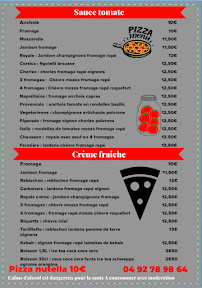 Menu Vinon Pizza le cours Page 1