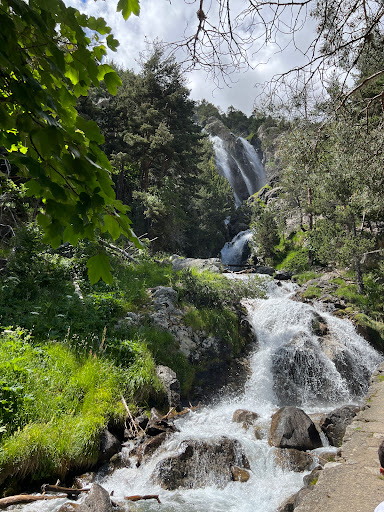 Inicio senda cascada de Argualas Logo