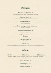 Menu Le Cap - Restaurant Wambrechies Page 6