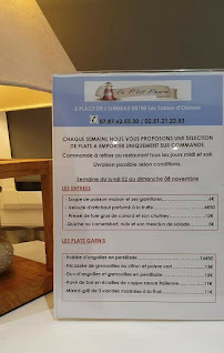 Menu Restaurant-Traiteur Le P'tit Phare Page 10