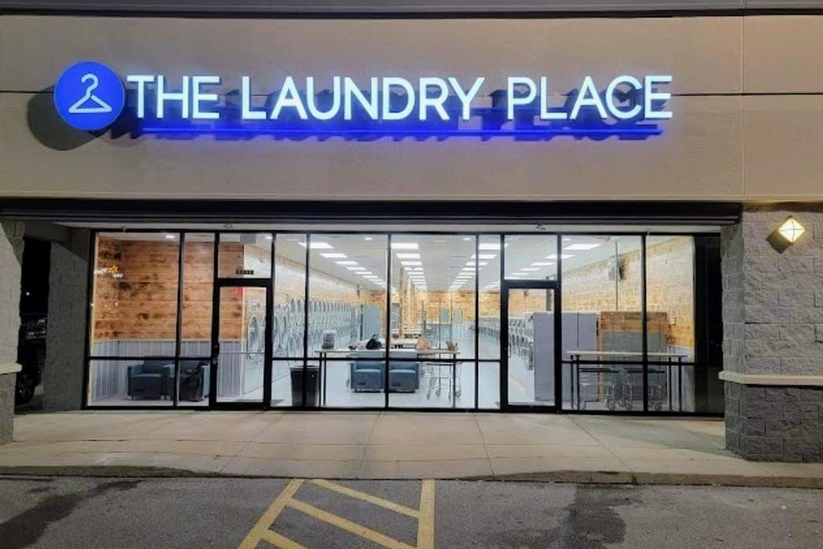 The Laundry Place facility with washing machines in Des Moines